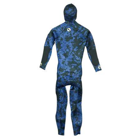 Roupa de Mergulho Onda Sports Neoprene Jako 3mm Camo Blue - Imagem 5